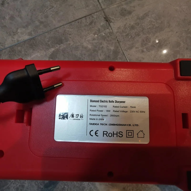 Diamantový elektrický brúsik na nože so 4-stupňovým presným systémom