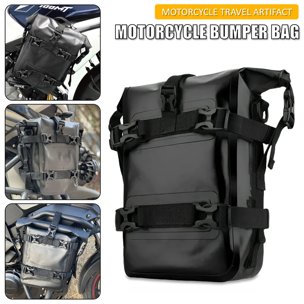 Motorcycle Crash Bar Waterproof Storage Bag for GS, ADV & More