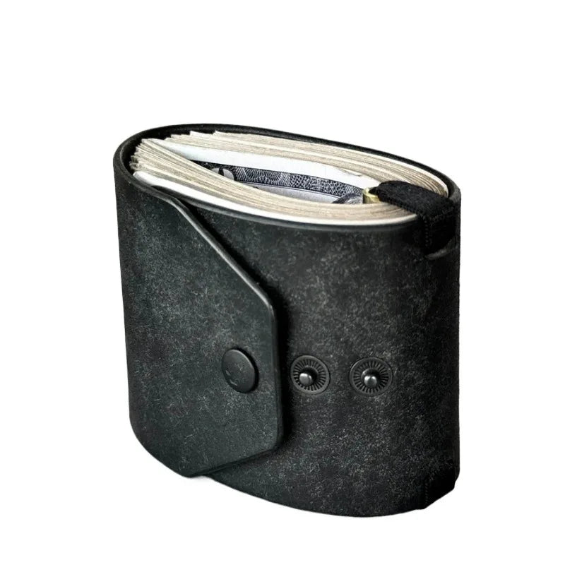 Leather Money Clip Quick Access Cash Holder Portable Pocket Bill Storage Pouch Lightweight Daily Carry Organizer
