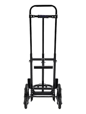 Stair Climbing Cart 460lbs Capacity, Portable Folding Trolley with 6 Wheels, Stair Climber Hand Truck with Adjustable Handle for Pulling, All Terrain Heavy Duty Dolly Cart for Warehouse (Style-C)