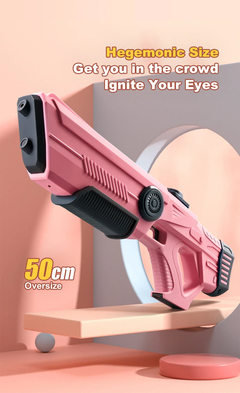 Electric Automatic Water Storage Gun Toys Portable Children Summer Beach Outdoor Fight Fantasy Spray Gun Toys Boy Kid Adult Game