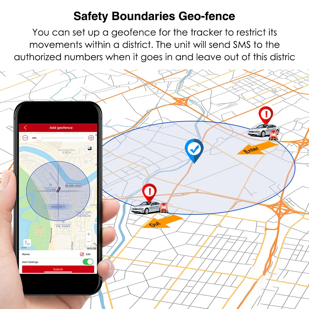 4G MiCODUS GNSS Locator ML808G 10000Mah Magnet Asset GPS Tracker Vehicle Waterproof Geo-fence Lifetime Free APP