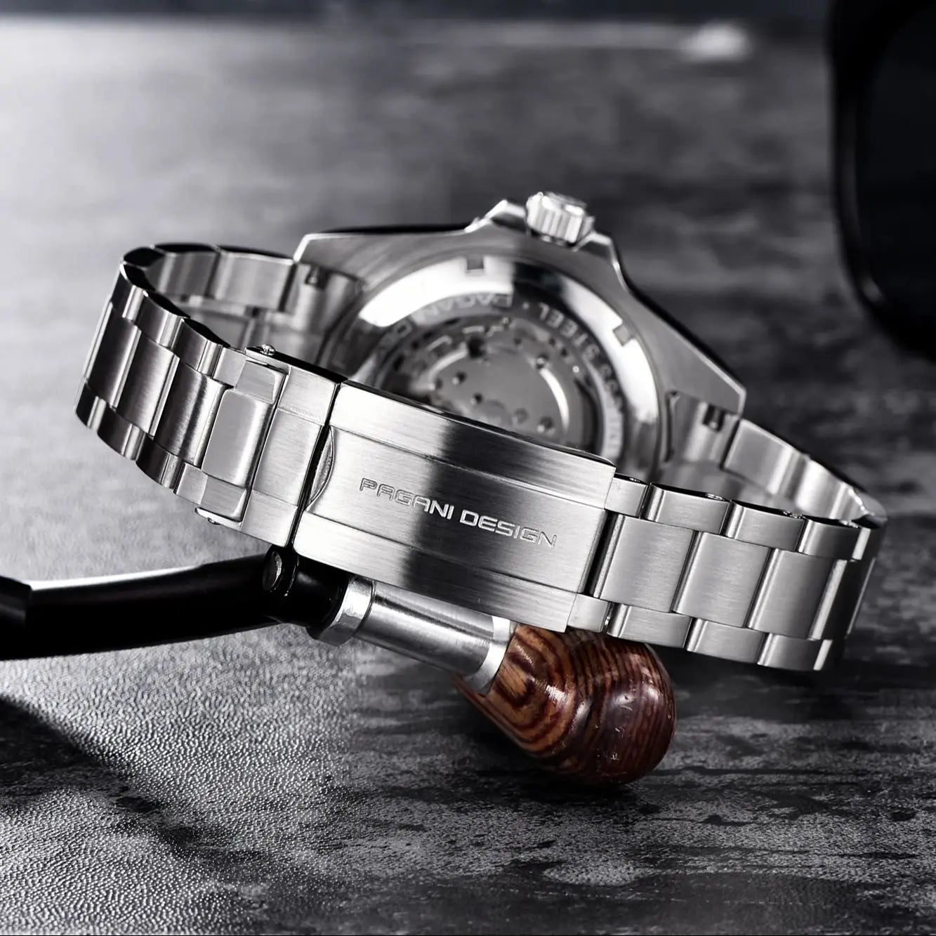 Pagani Design Automatic Men's Watch Stainless Steel Sapphire 10Bar
