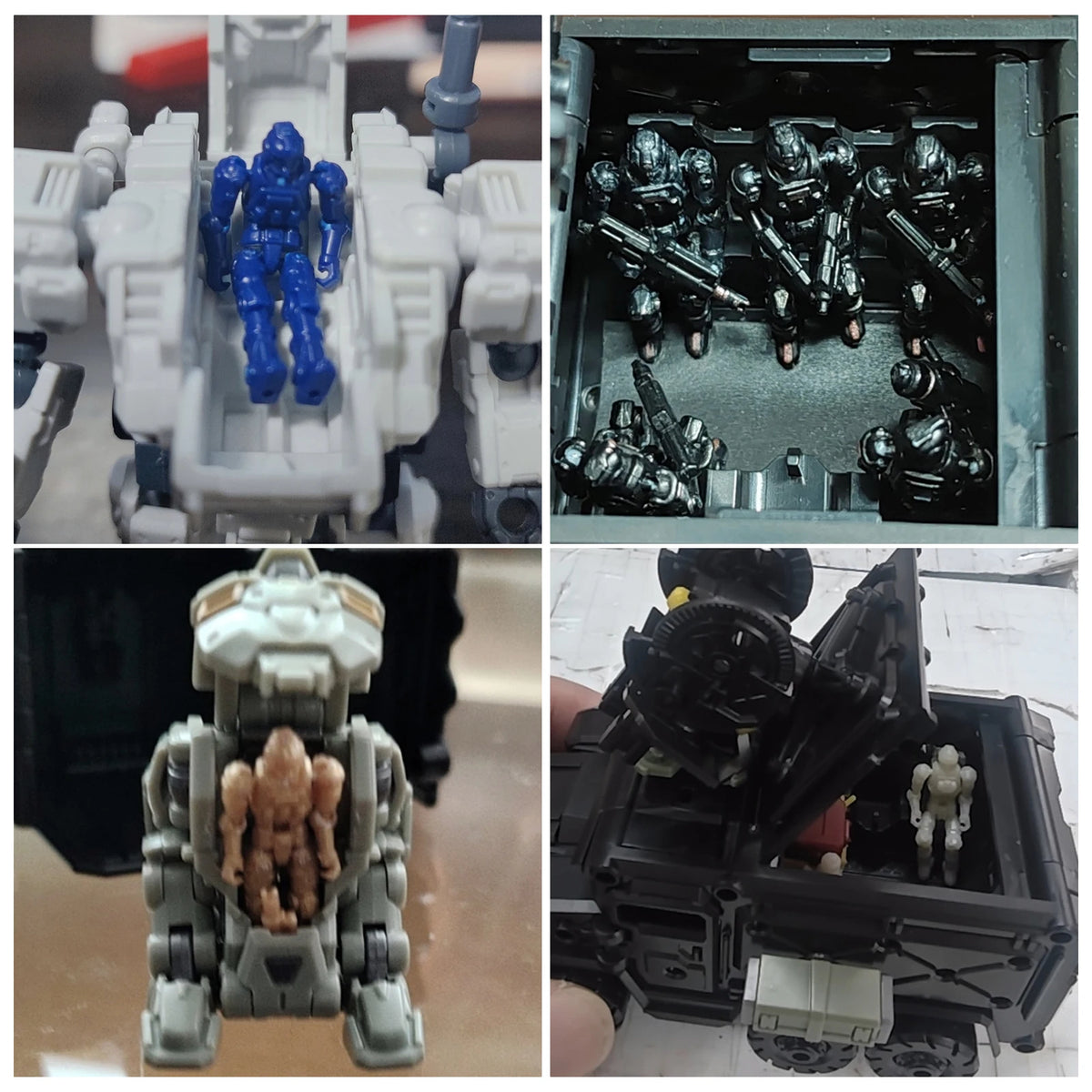1:60 Robot Model Kit Set, Six Figures