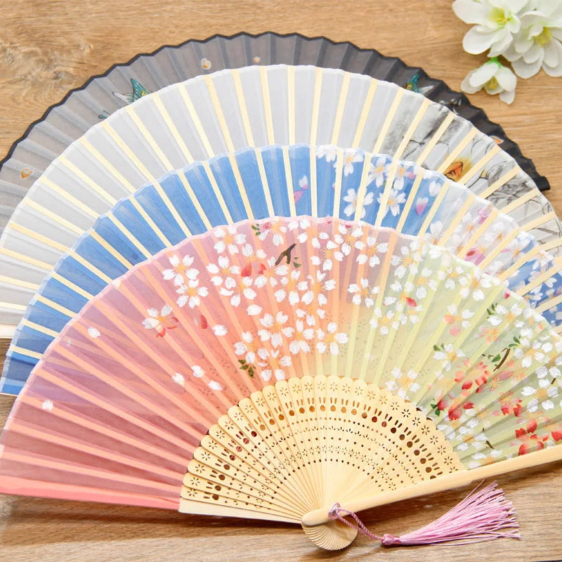 Folding Bamboo Hand Fan in Chinese Style