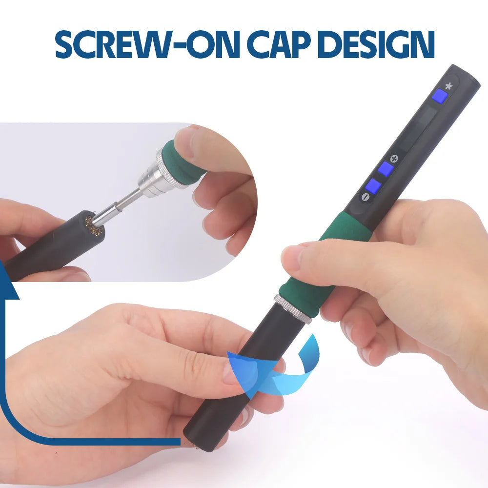 Přenosná pájecí sada WEP 928D-IV s napájením Type-C