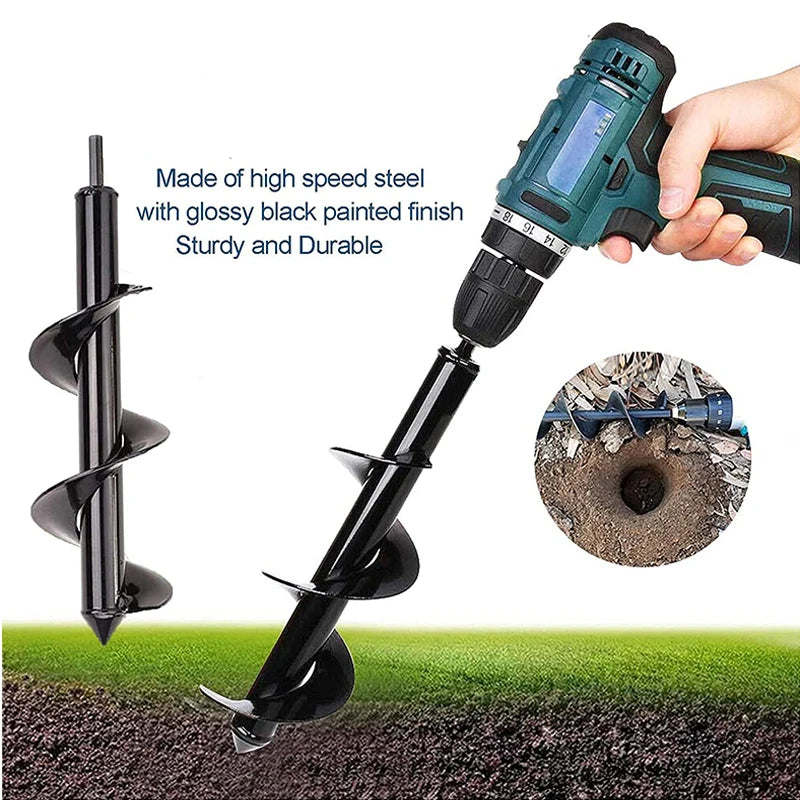 Garden Planting Auger Drill Bit, 6 Size Options