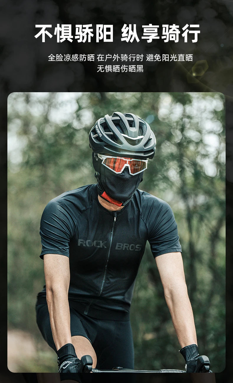 Åndbar sommer balaclava ansigtsmaske til cykling og ridning