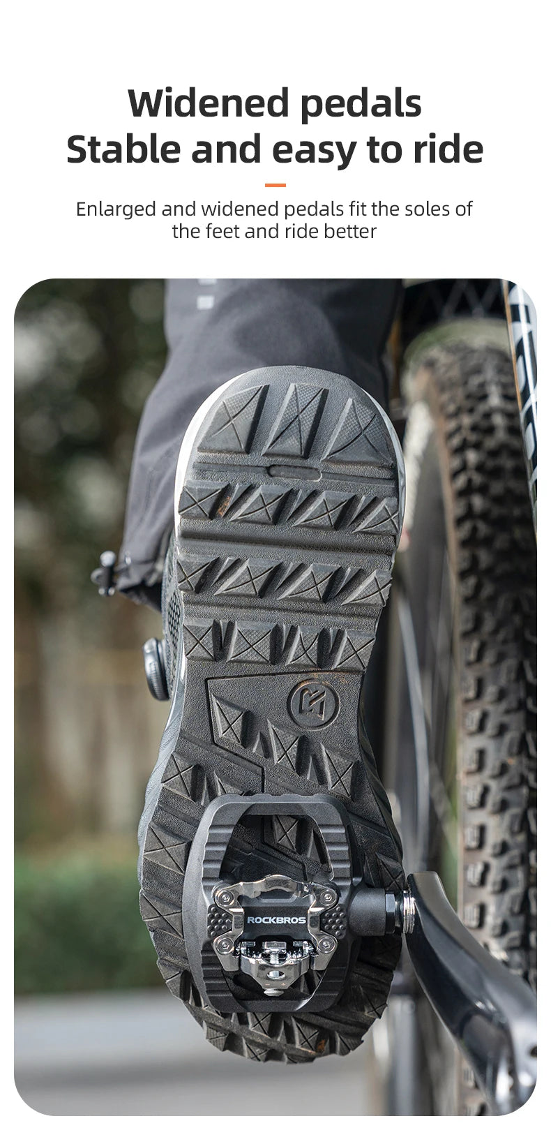 Pedały rowerowe 2 w 1 płaskie i zatrzaskowe z antypoślizgową platformą do Shimano
