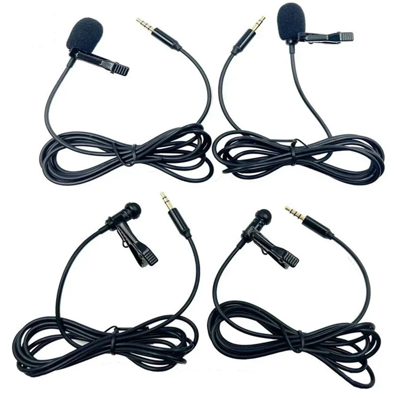 ZJ030MR Wired Lavalier Microphone, 1.5m, 3.5mm Plug Options