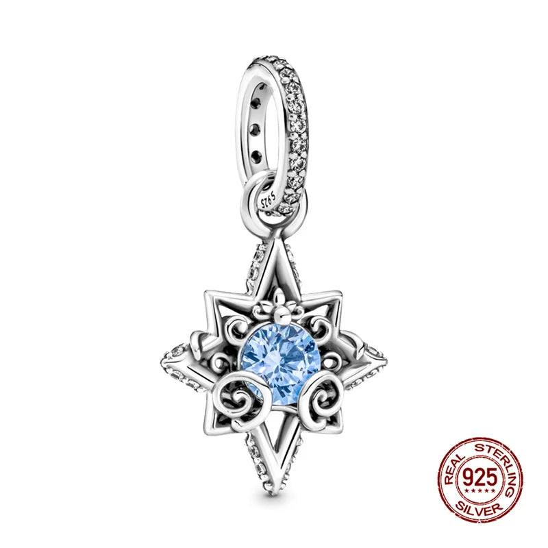 925 Silver Witch Charm Bead for Disney-Inspired Bracelets