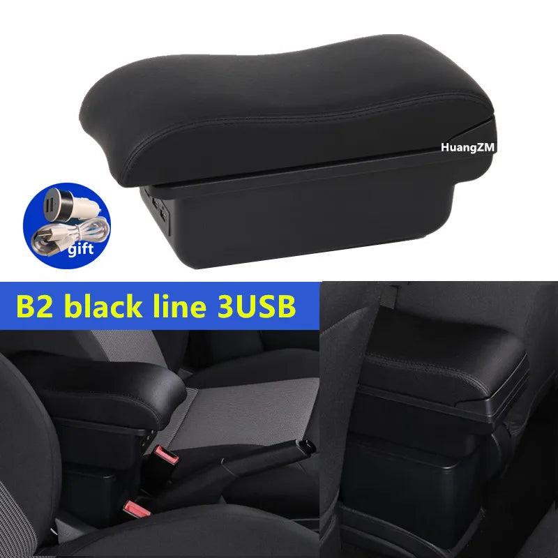 Universal Car Armrest Box with Storage