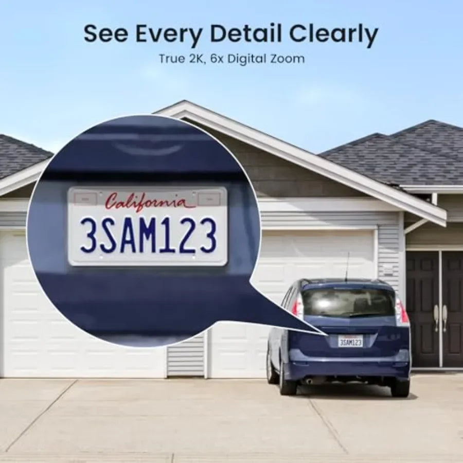 Wireless 4-Camera 2K QHD Outdoor Security Camera Kit