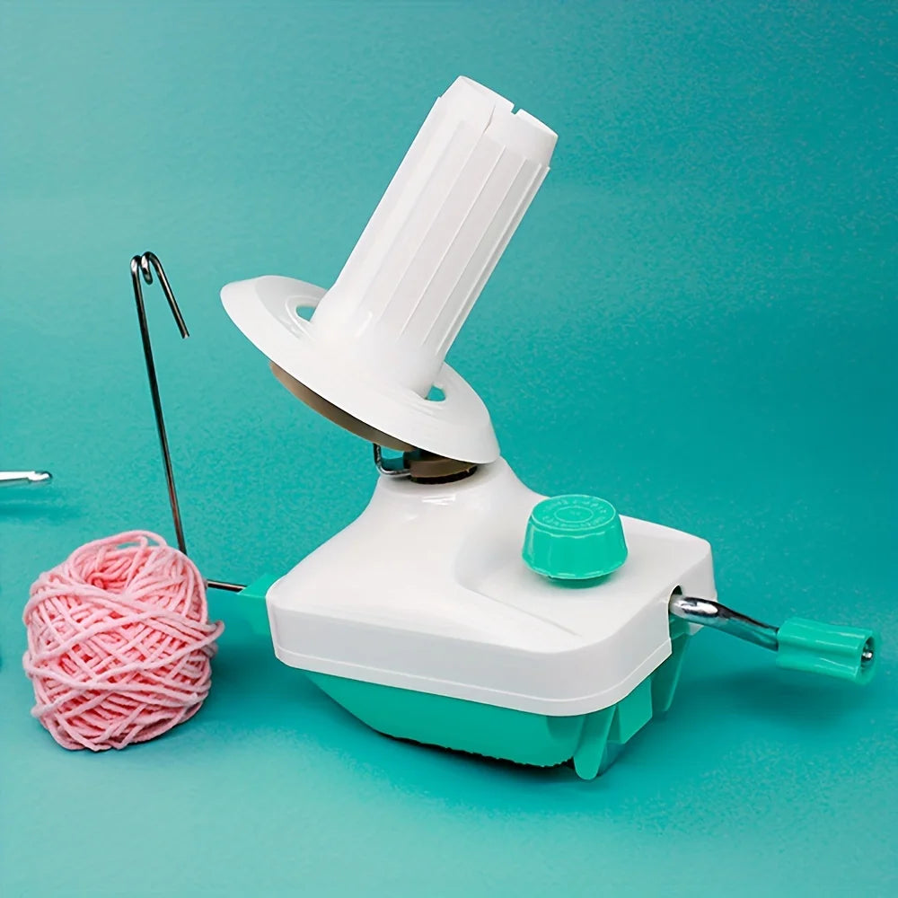 Hand-Operated Yarn Ball Winder for Crochet and Knitting
