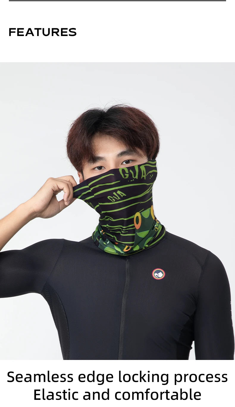 Masque de cyclisme cagoule pour protection solaire et sports de plein air
