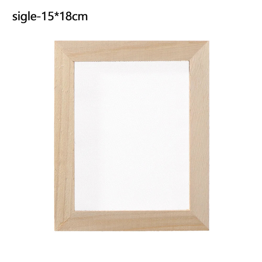 Wooden Papermaking Mould and Mesh Frame