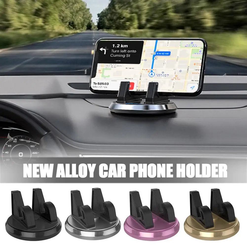 360° Dashboard Phone Stand with Non-Slip Pad