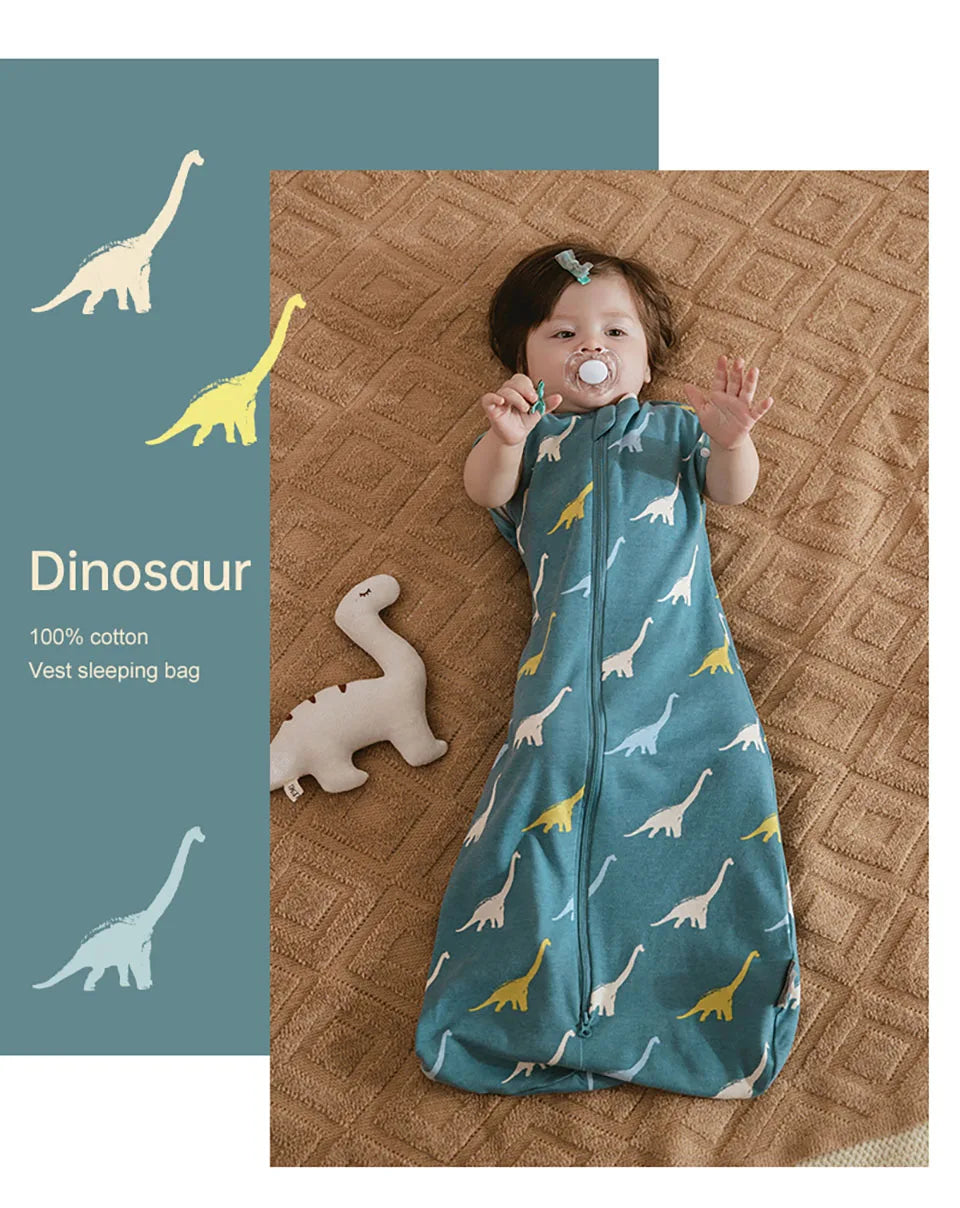 Baby Sleeping Bag Newborn Swaddle Thin Cotton Sack