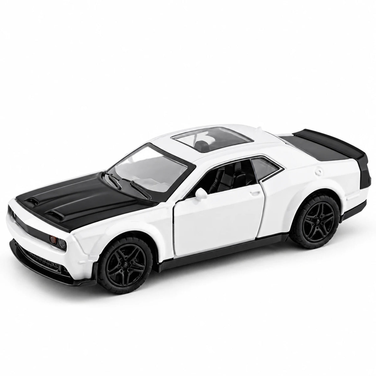 White diecast car model