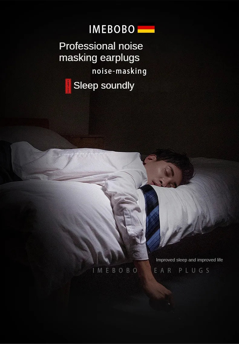 Noise-cancelling Sponge Earplugs Mute Sleep Soundproof Earplugs Separate Assembly Waterproof Silicone Earplugs Security