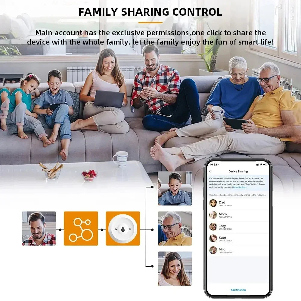Zigbee Water Leak Sensor for Tuya Smart Homes Flood Safety Alarm Water Leak Immersion Detector Remote Control Via Smart Life APP