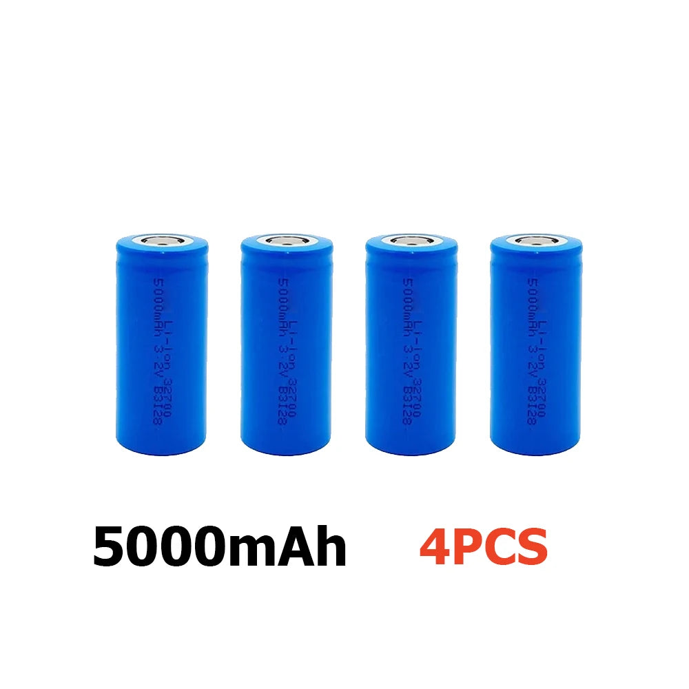 32700 LiFePO4 Battery Cell, 3.2 V 5000 mAh, 35 A
