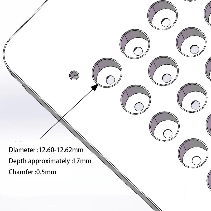 Componentă pentru valvă/filtru cu ventuză de 12 mm