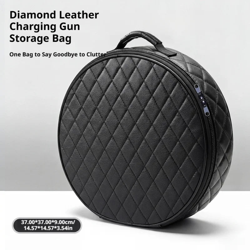SEAMETAL Car Trunk Organizer Portable Storage Bag Waterproof Shockproof EV Charger Cable Storage Case Trunk Carry Case