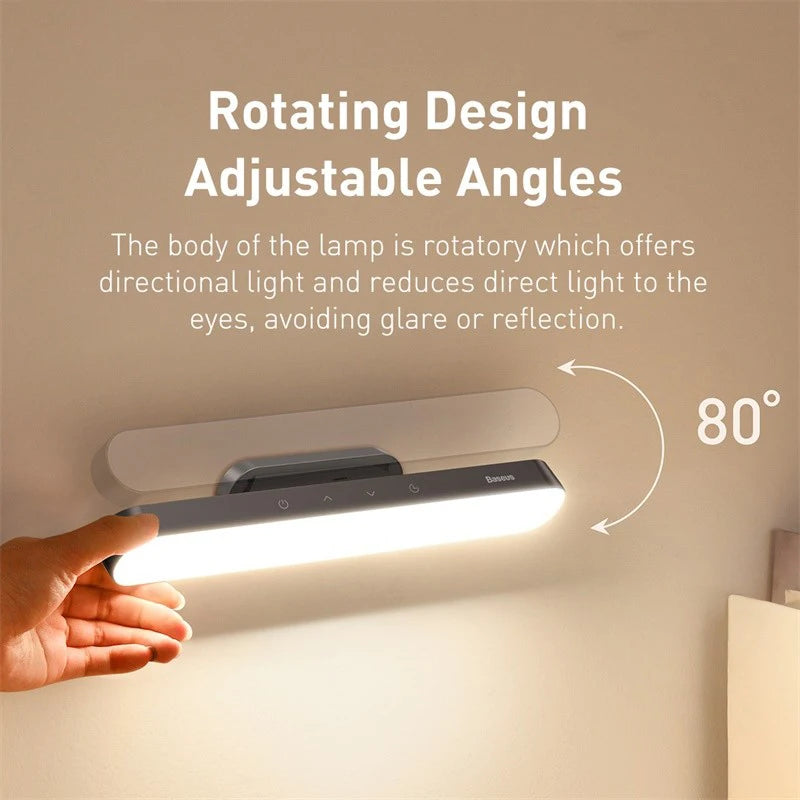 Magnetická LED nočná lampa s plynulým stmievateľným režimom a 24-hodinovou batériou