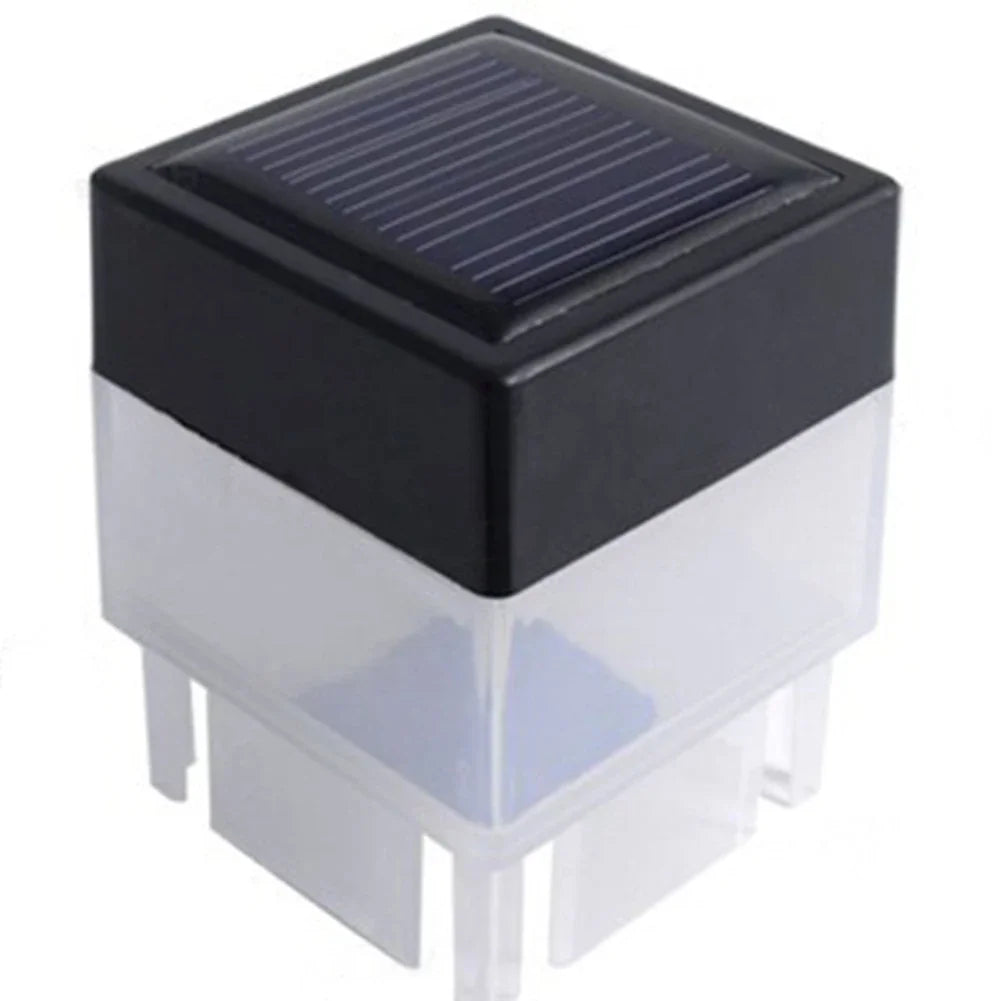 Lámpara solar LED para poste, luz cálida o blanca