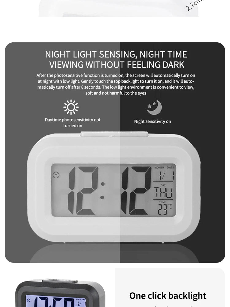 Mini Alarm Clock with Countdown Timer
