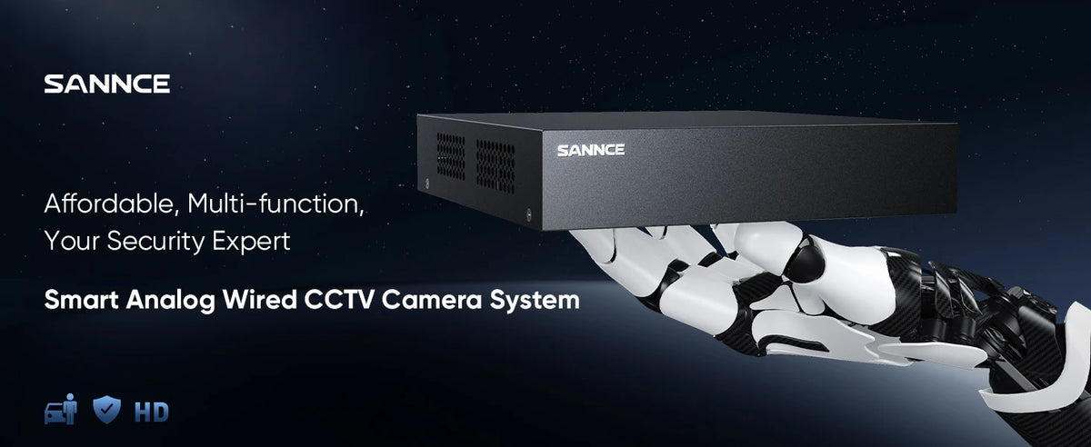 8 Channel 1080P DVR Security Camera System with 4 Cameras