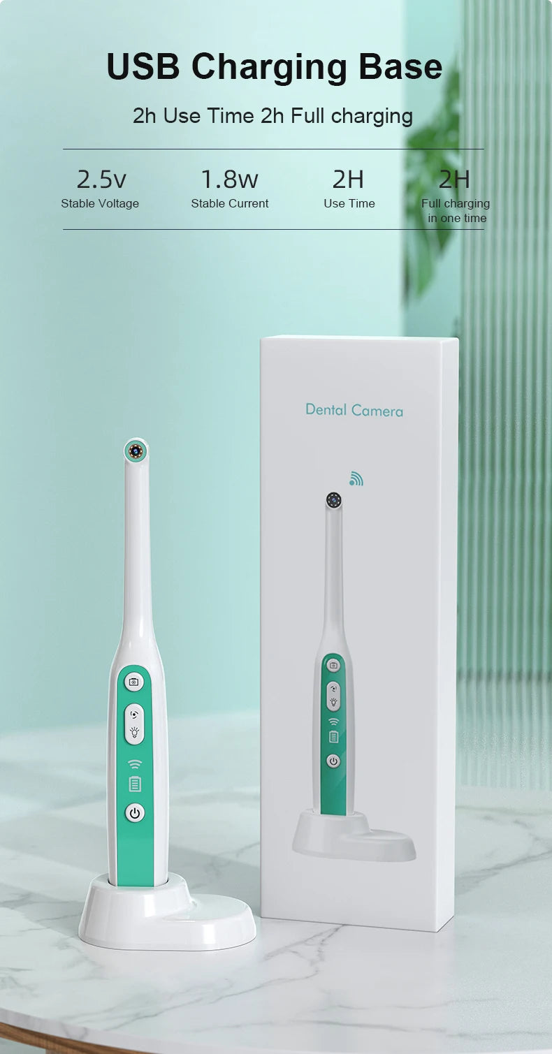Wi-Fi Oral Inspection Camera with Charging Base