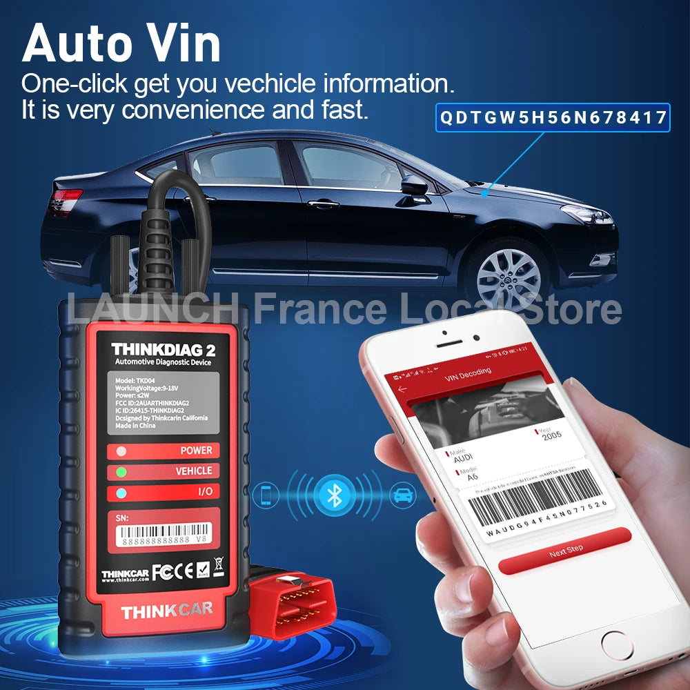 Thinkdiag 2 Scanner Diagnostico OBD2 con CAN FD e Codifica ECU