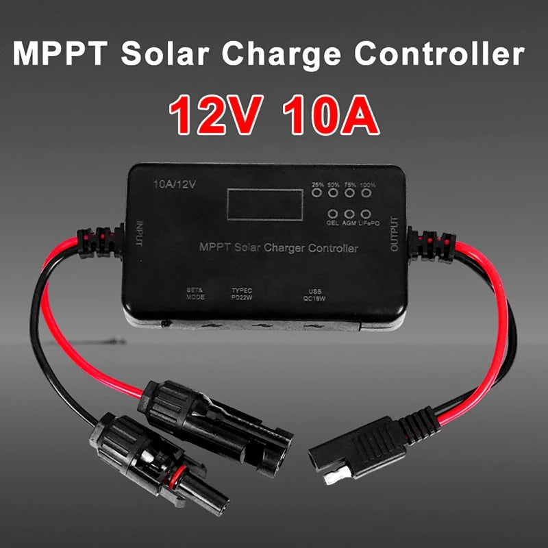 12 V Solar Charge Controller with USB Output