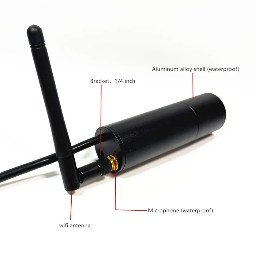 IP66 Mini WiFi Bullet IP Camera with Smart Detection