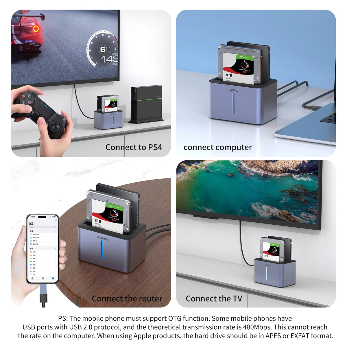 2.5-Inch SATA Drive Dock - USB Connection