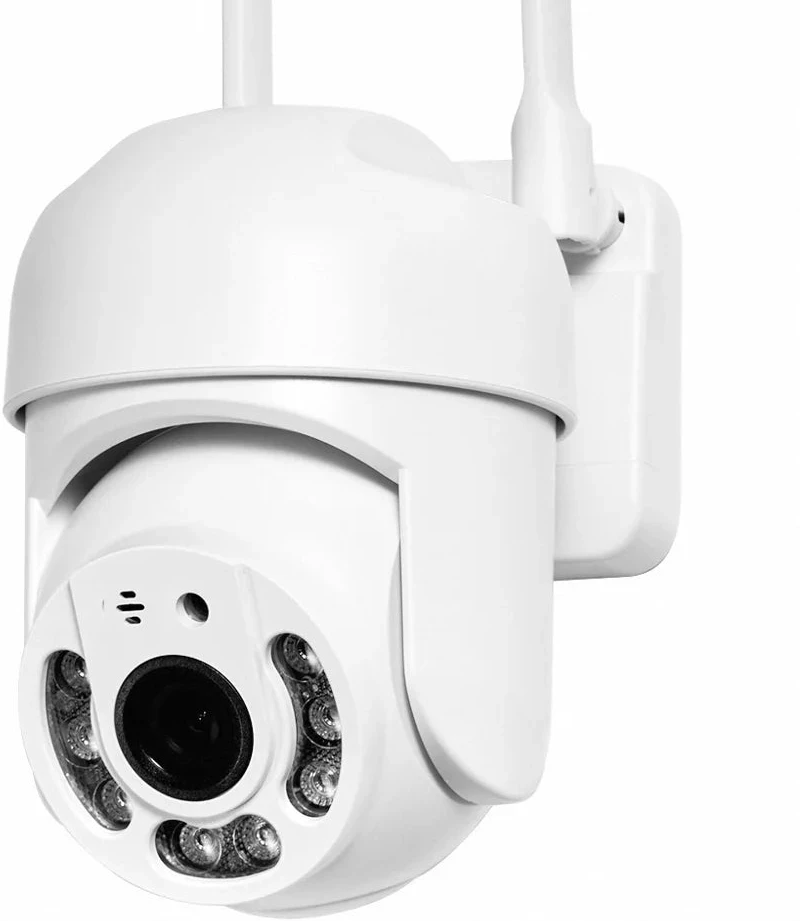 4MP PTZ WiFi Security Camera Outdoor IP66 Waterproof Dual-Band