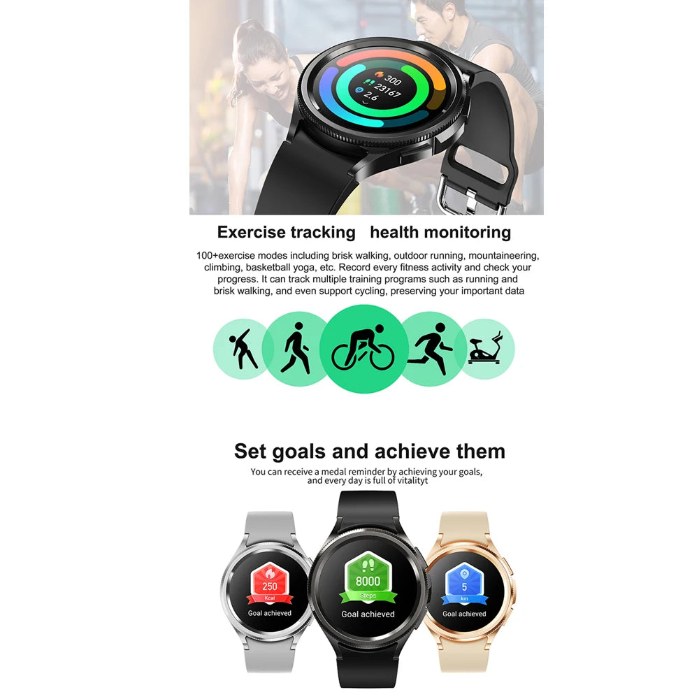 1.46-Inch Round Smartwatch with Calling Features