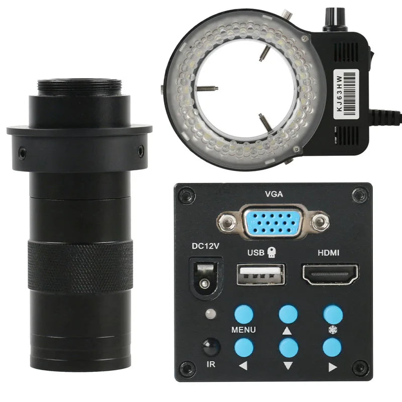 HDMI/VGA Microscope Camera - Lens and Kit Options