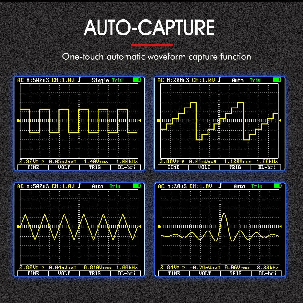 Oscilloscope multimètre portable ET2010A