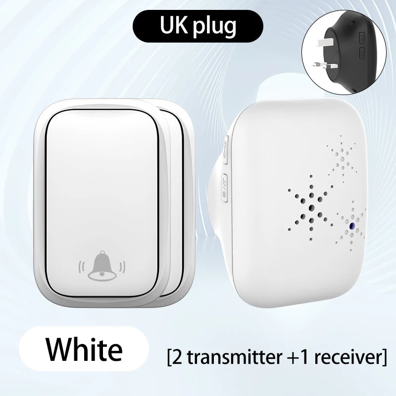 Self-Powered Wireless Doorbell with Chime Options