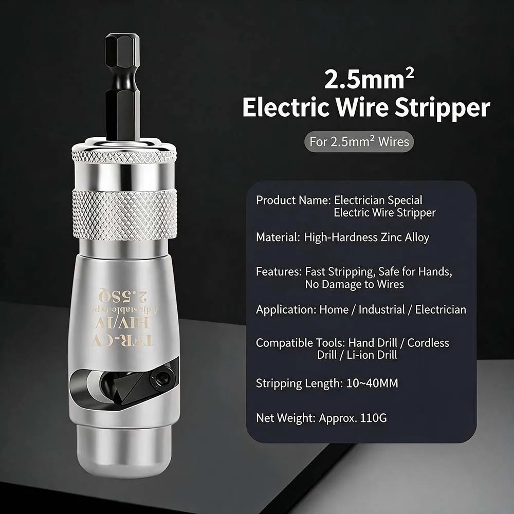 Rotary Wire-Stripping Tool - Size Options