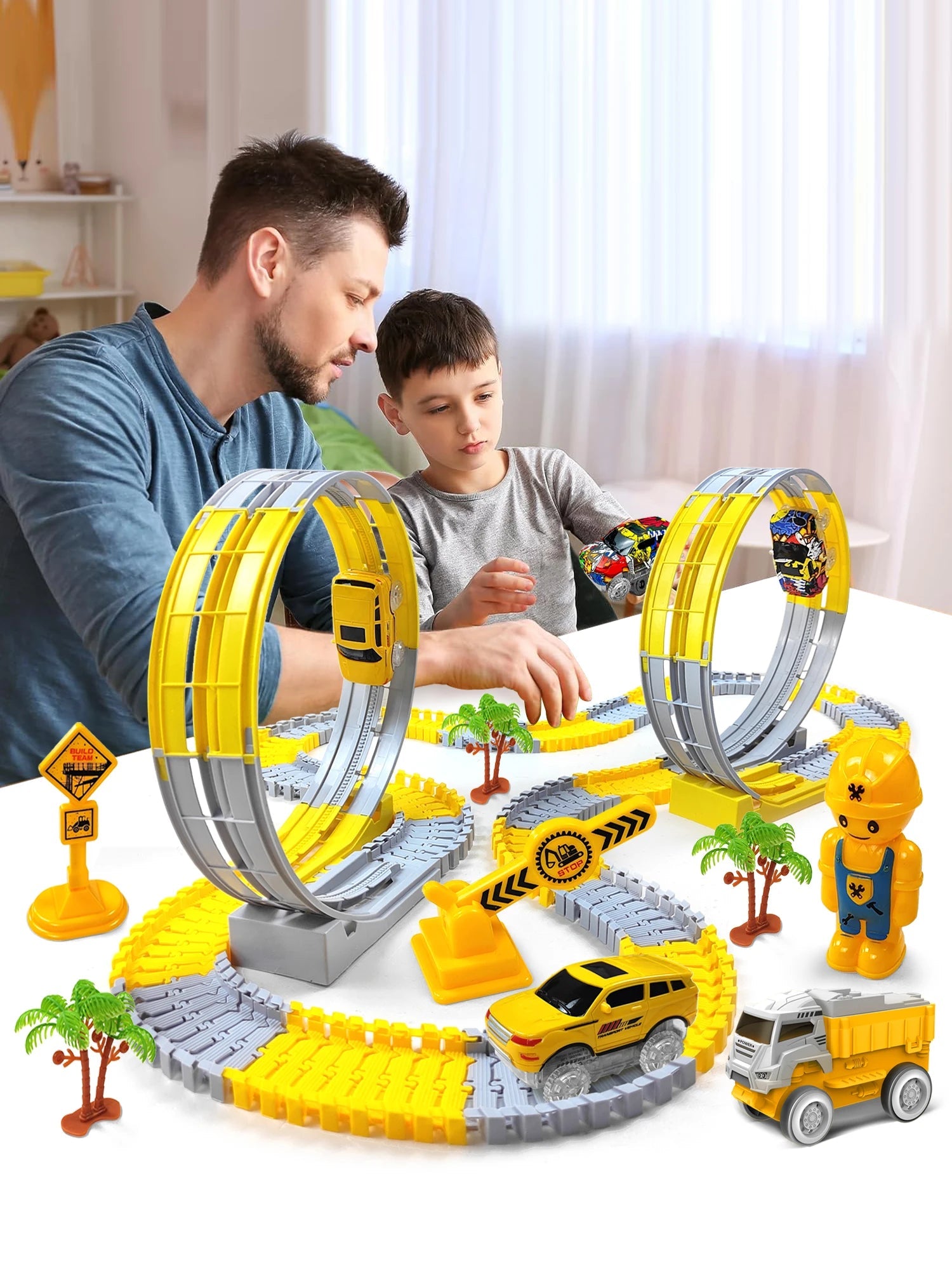 Children Electric Magical Flexible Track Toy Car 🚂