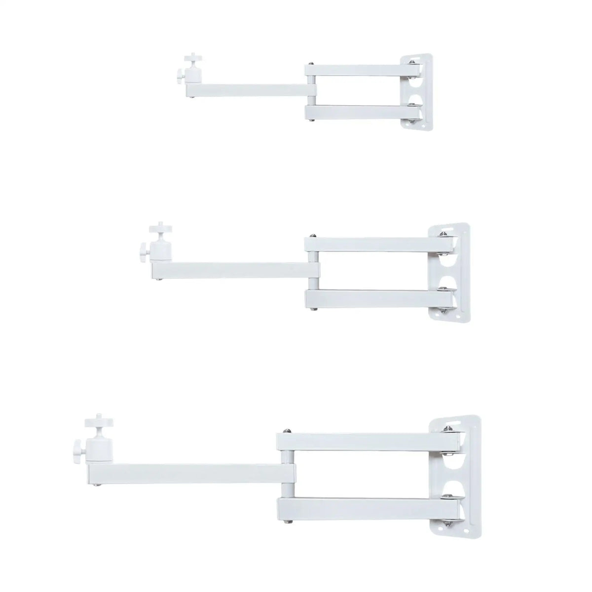 Projector Wall Mount Bracket Heavy Duty 360° Rotatable Universal Foldable Projector Shelf with 1/4" Ball Head for Office Home