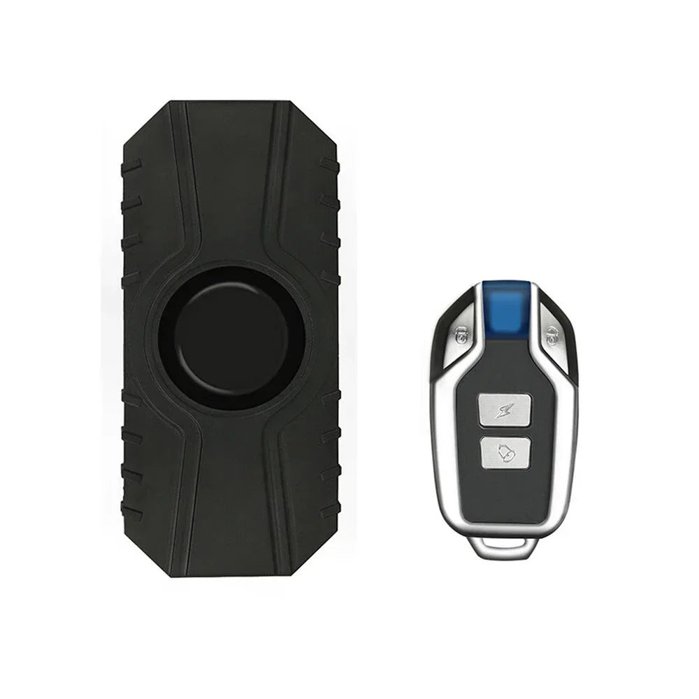 Wireless Bike Vibration Alarm 113dB Waterproof Remote Control