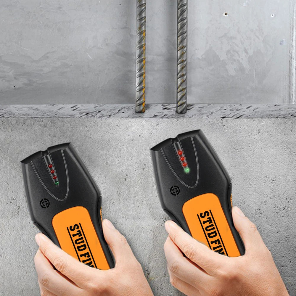 Multifunktionaler Wanddetektor-Scanner Großflächensensor für Metall-Nichtmetall-AC-Kabelfindung mit LCD-Anzeige und Piepton