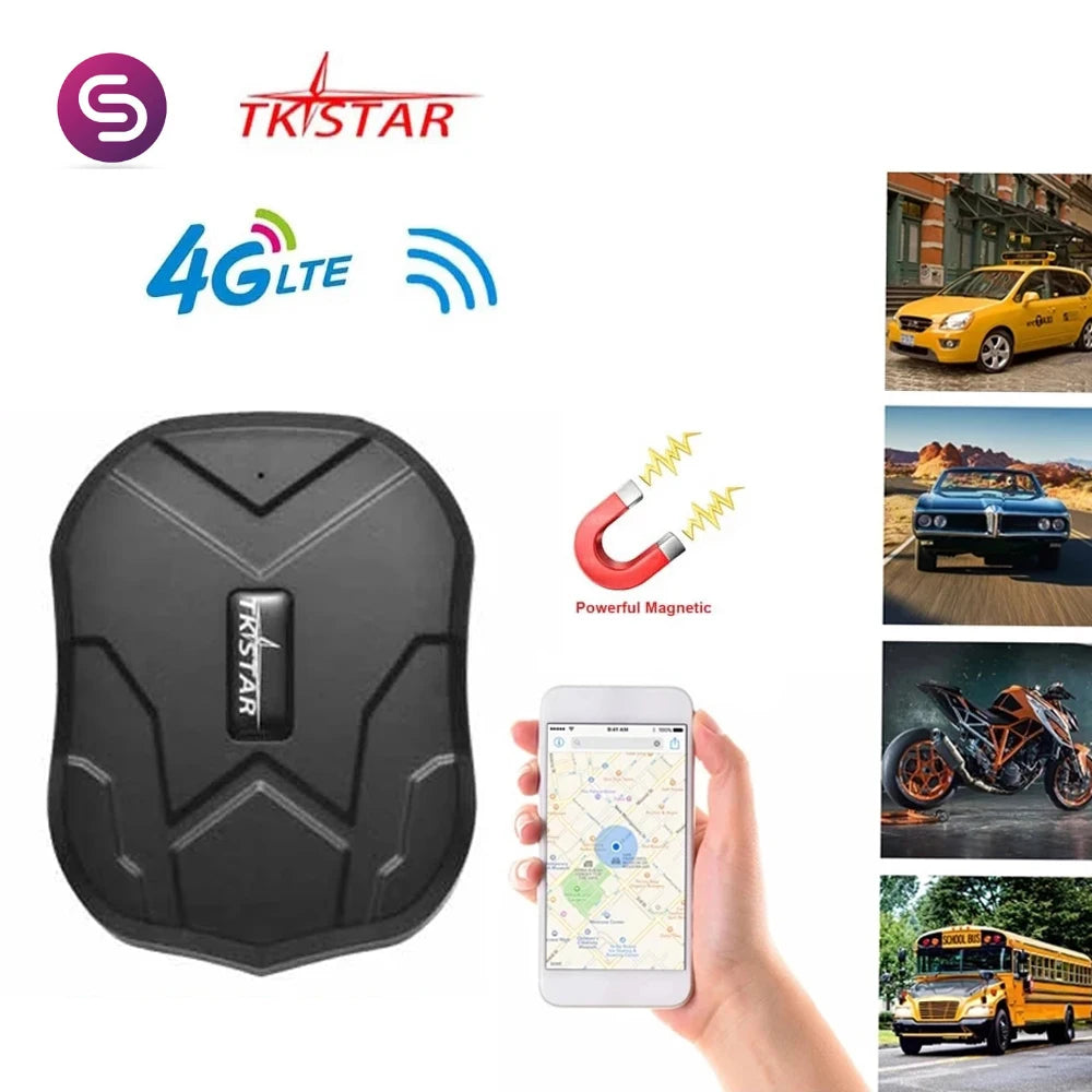 Magnetyczny lokalizator GPS do samochodu TK905 z 4G, 5000mAh i śledzeniem przez aplikację