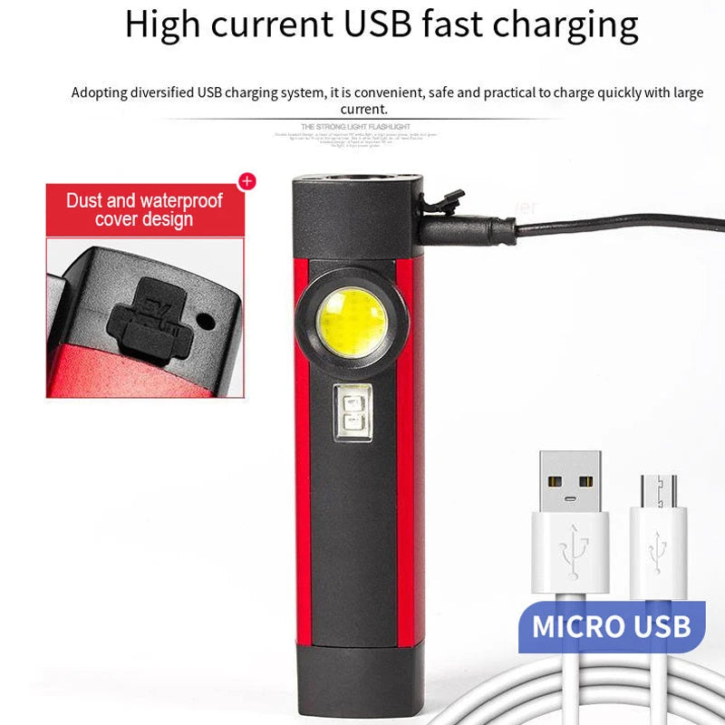 Rechargeable Work Light with Magnet and Hook