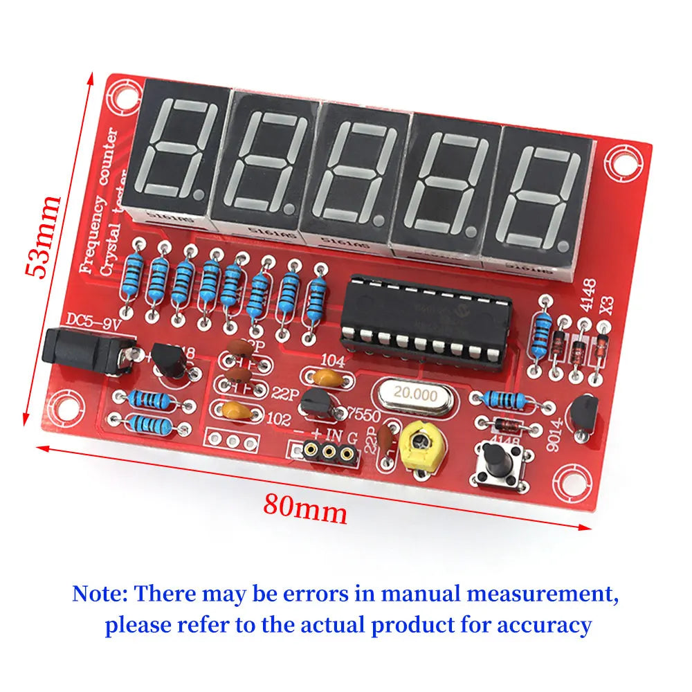 1Hz-50MHz DIY Frequency Counter Kit